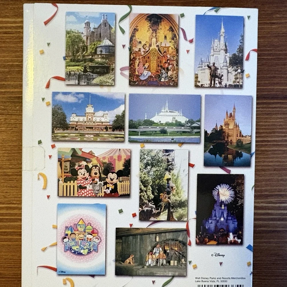 Disney World 30th Anniversary Postcard Set 12 Cards Mickey Castle